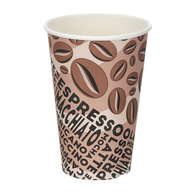 9oz Branded Single Wall Vending Cup (Bean)