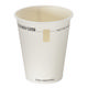 Half Pint To Line (284ml) White Paper Tumbler with Window (Aqueous Lined)	