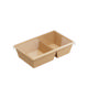 800ml rPET Two Compartment Flat OneClick Lid