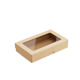 1000ml Kraft OneBox with PP Window (PO Lined)