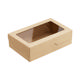 1900ml Kraft OneBox with PP Window (PO Lined)