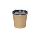 520ml Kraft/Black OneBowl (PO Lined)