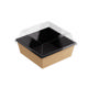 1250ml Kraft/Black OneClick (PO Lined)