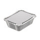 NO1 Silver Foil Container Paper Lid (PET lined)