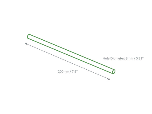 White Individually Wrapped Paper StrawGo-Pak White Individually Wrapped Paper Straw