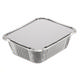 NO2 Silver Foil Container Paper Lid (PET lined)