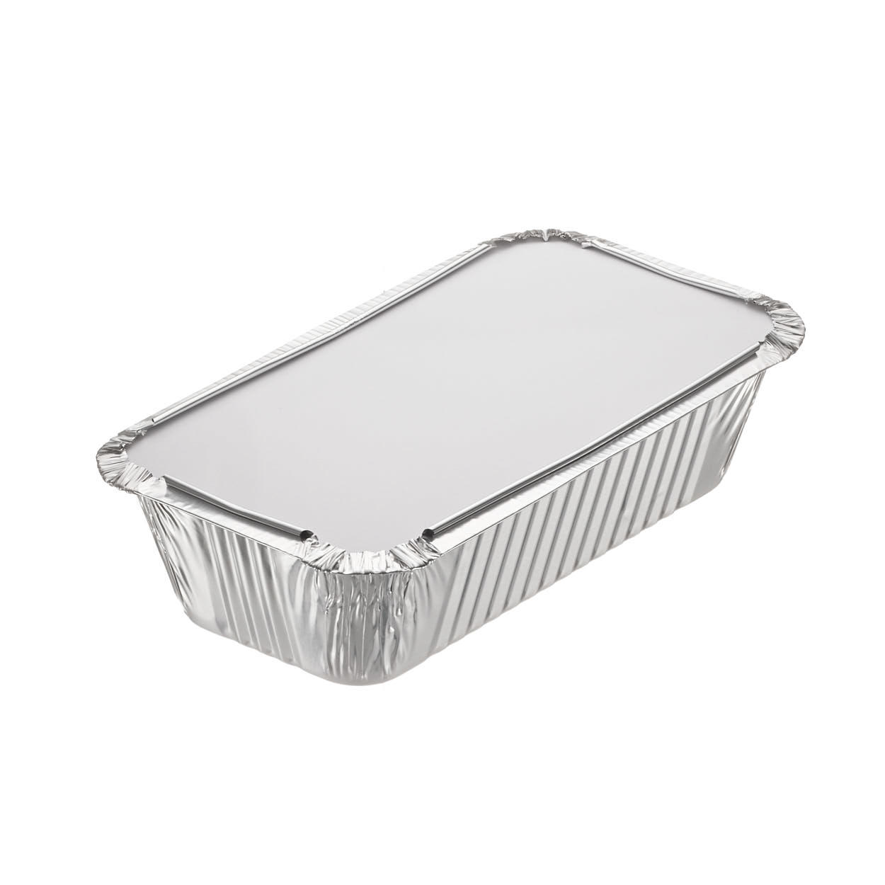 NO6A Silver Foil Container Paper Lid (PET lined)