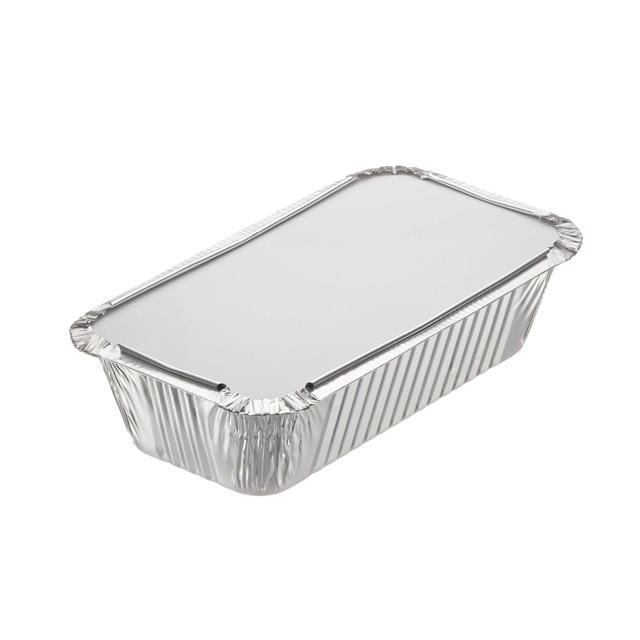NO6A Silver Foil Container Paper Lid (PET lined)