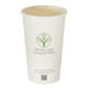 16oz White Single Wall Hot Cup (Aqueous Lined)
