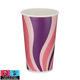 16oz Patterned Single Wall Paper Cold Cup (PE Lined)