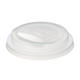 8oz White CPLA Hot Cup Sip Lid