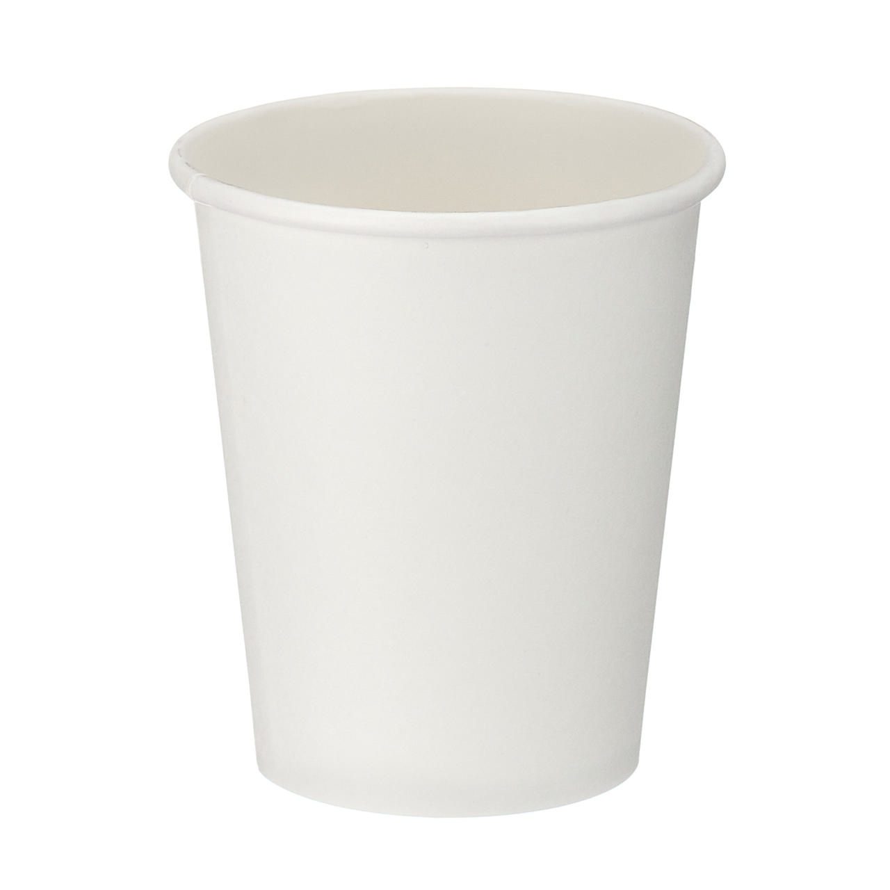 8oz White Single Wall Hot Cup (PE Lined)