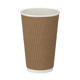 16oz Kraft Ripple Wall Hot Cup (PE Lined)