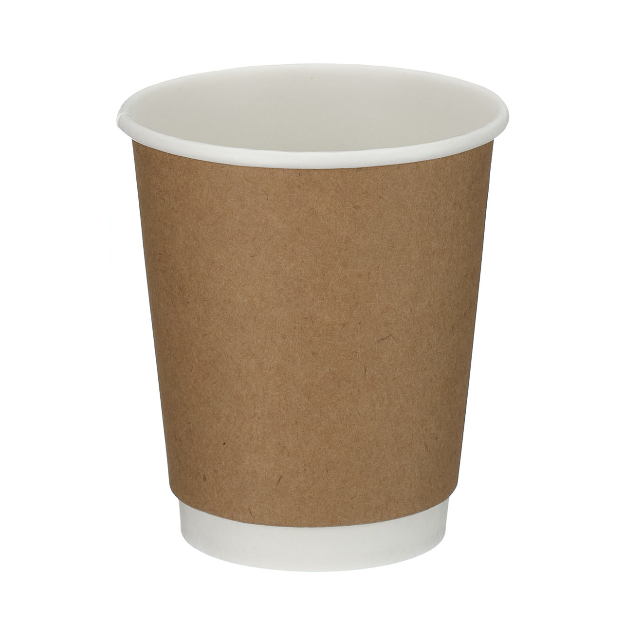 8oz Kraft Double Wall Hot Cup (PE Lined)