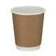 8oz Kraft Double Wall Hot Cup (PE Lined)