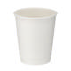 8oz White Double Wall Hot Cup (PE Lined)