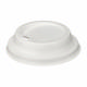 8oz White Moulded Fibre Hot Cup Sip Lid