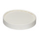 8oz White Ice Cream Tub Lid (PE Lined)