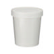16oz White Premium Soup Pot / White Paper Lid (PP lined) 