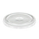 16oz Clear rPET Flat Cold Cup Lid No Hole