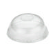 9oz Clear rPET Domed Cold Cup Lid No Hole