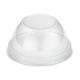 4oz Clear rPET Domed Ice Cream Pot Lid