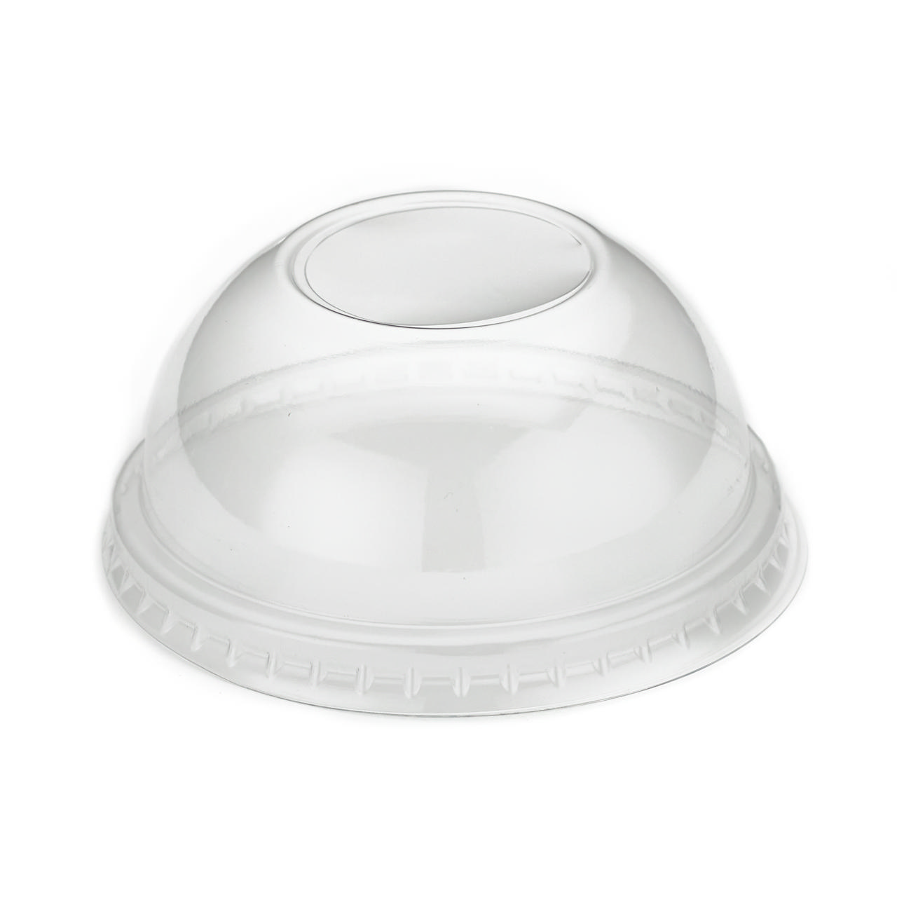 6oz Clear rPET Domed Ice Cream Pot Lid