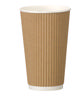 20oz Kraft Ripple Wall Hot Cup (PE Lined)